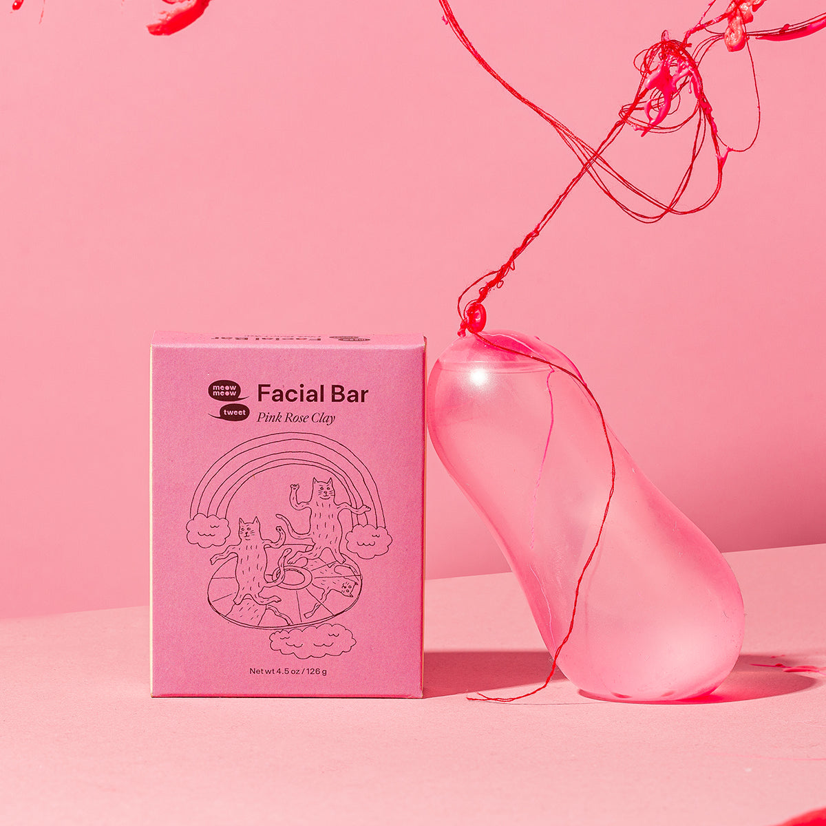Facial Bar - Pink Rose Clay