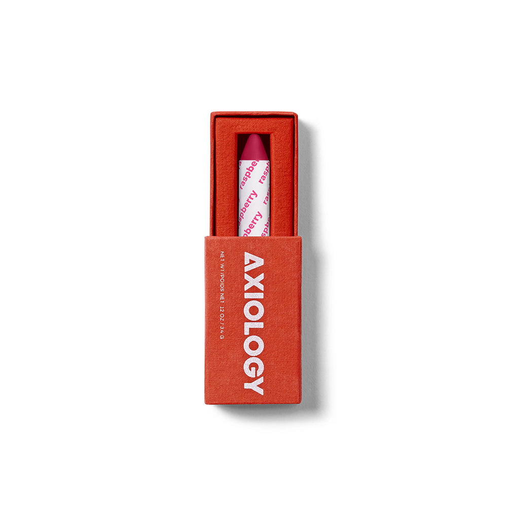 axiology multi-use vegan balmie lipstick - RASPBERRY - The perfect berry fuschia rouge