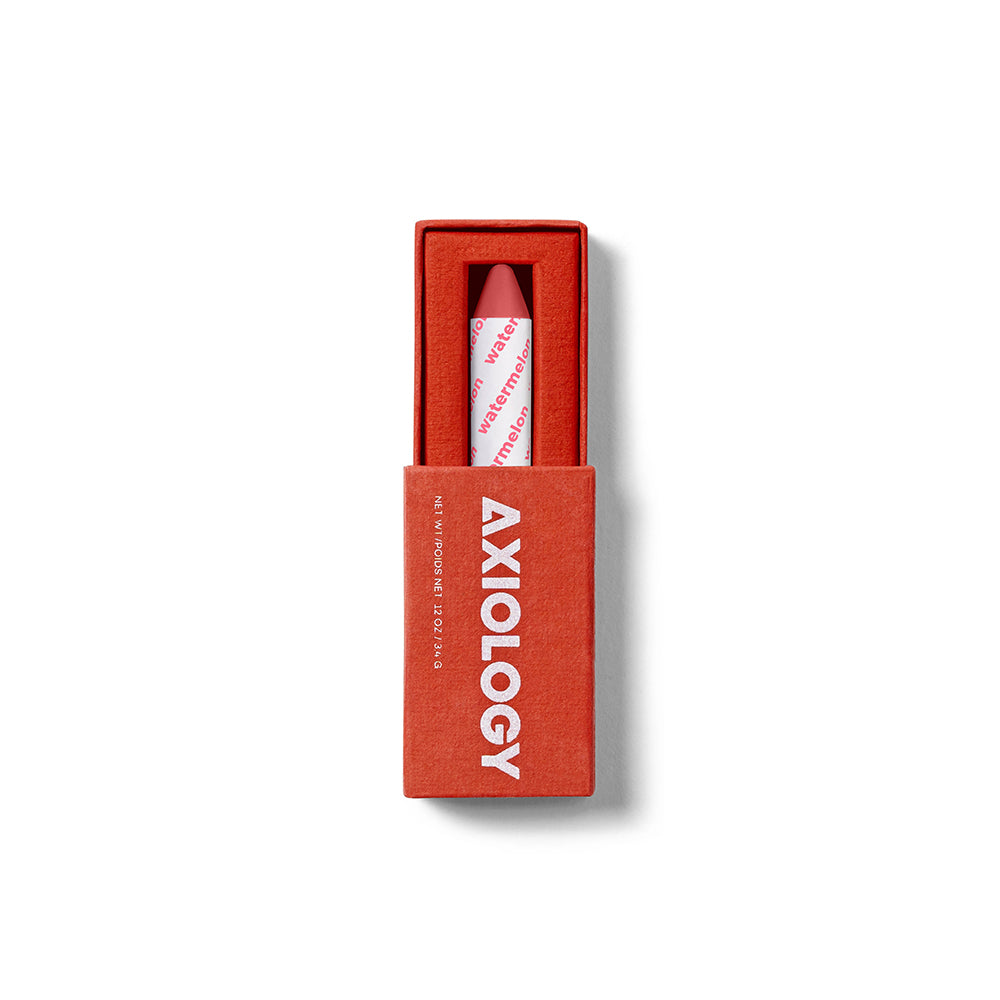 axiology multi-use vegan balmie lipstick - WATERMELON - Watermelon lollipop with a sweet dewy finish