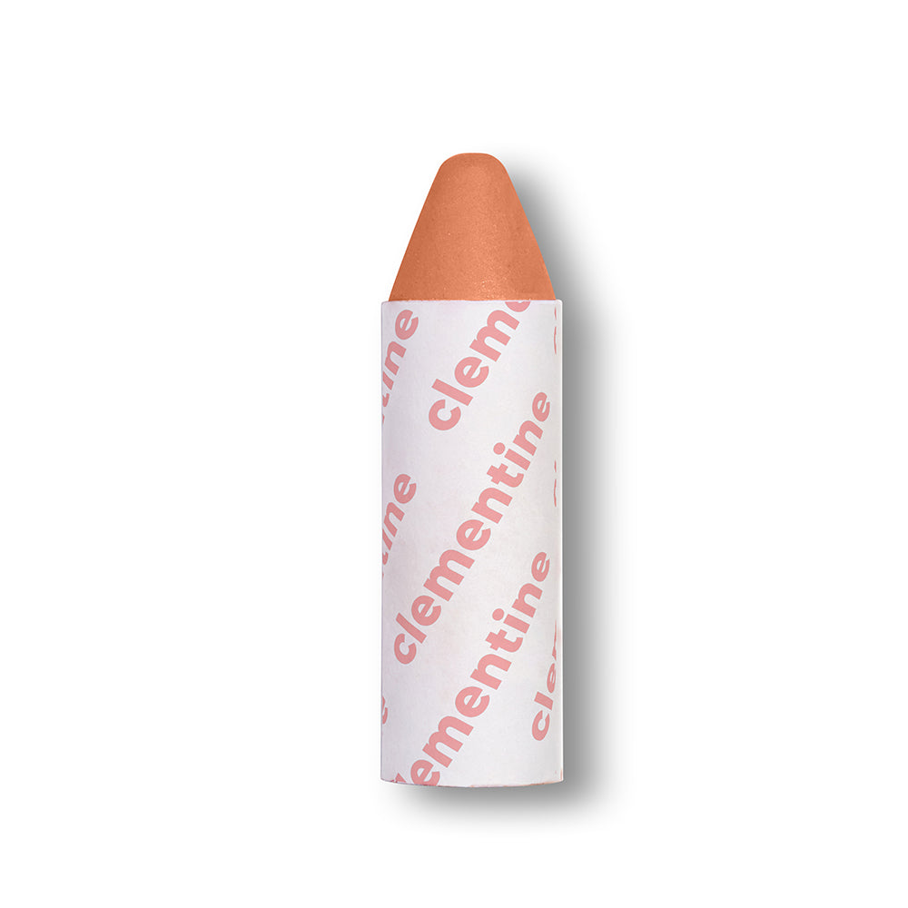 axiology multi-use vegan balmie lipstick - CLEMENTINE - Barely there orange with a shimmery finish