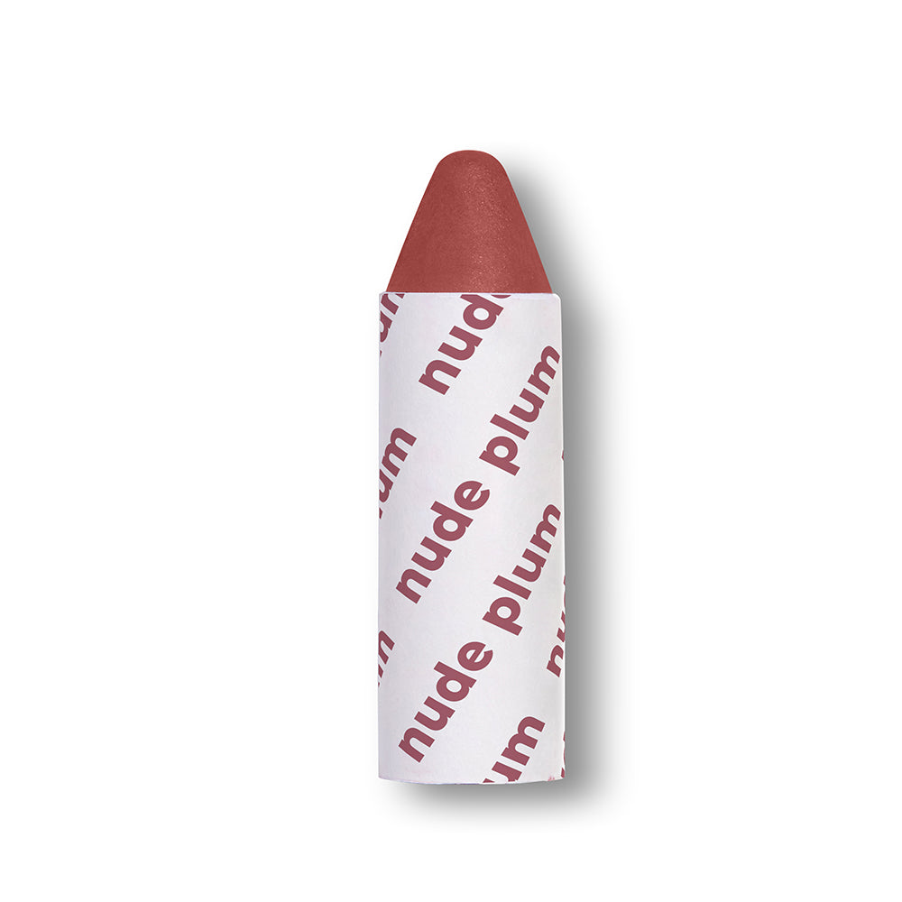 axiology multi-use vegan balmie lipstick - NUDE PLUM - Soft, muted rose with a hint of plum