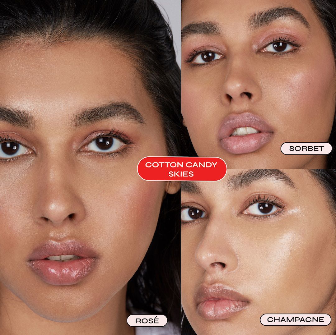 COTTON CANDY SKIES: Champagne, Sorbet, Rosé  - Soft, rosy nudes to lighten the mood