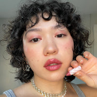 Thumbnail for axiology multi-use vegan balmie lipstick - NUDE PLUM - Soft, muted rose with a hint of plum