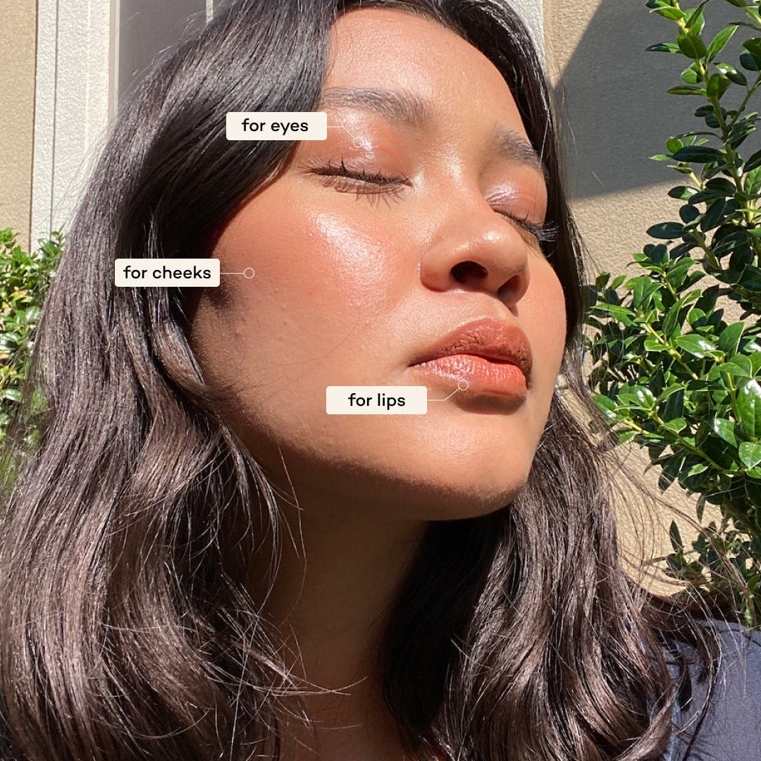 axiology multi-use vegan balmie lipstick - CINNAMON - Rose-hued copper with warm orange undertones