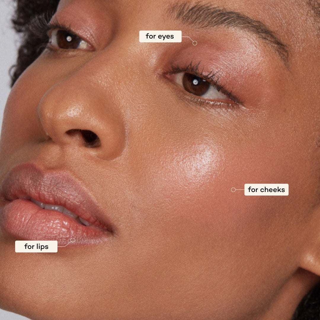 axiology multi-use vegan balmie lipstick - CLEMENTINE - Barely there orange with a shimmery finish