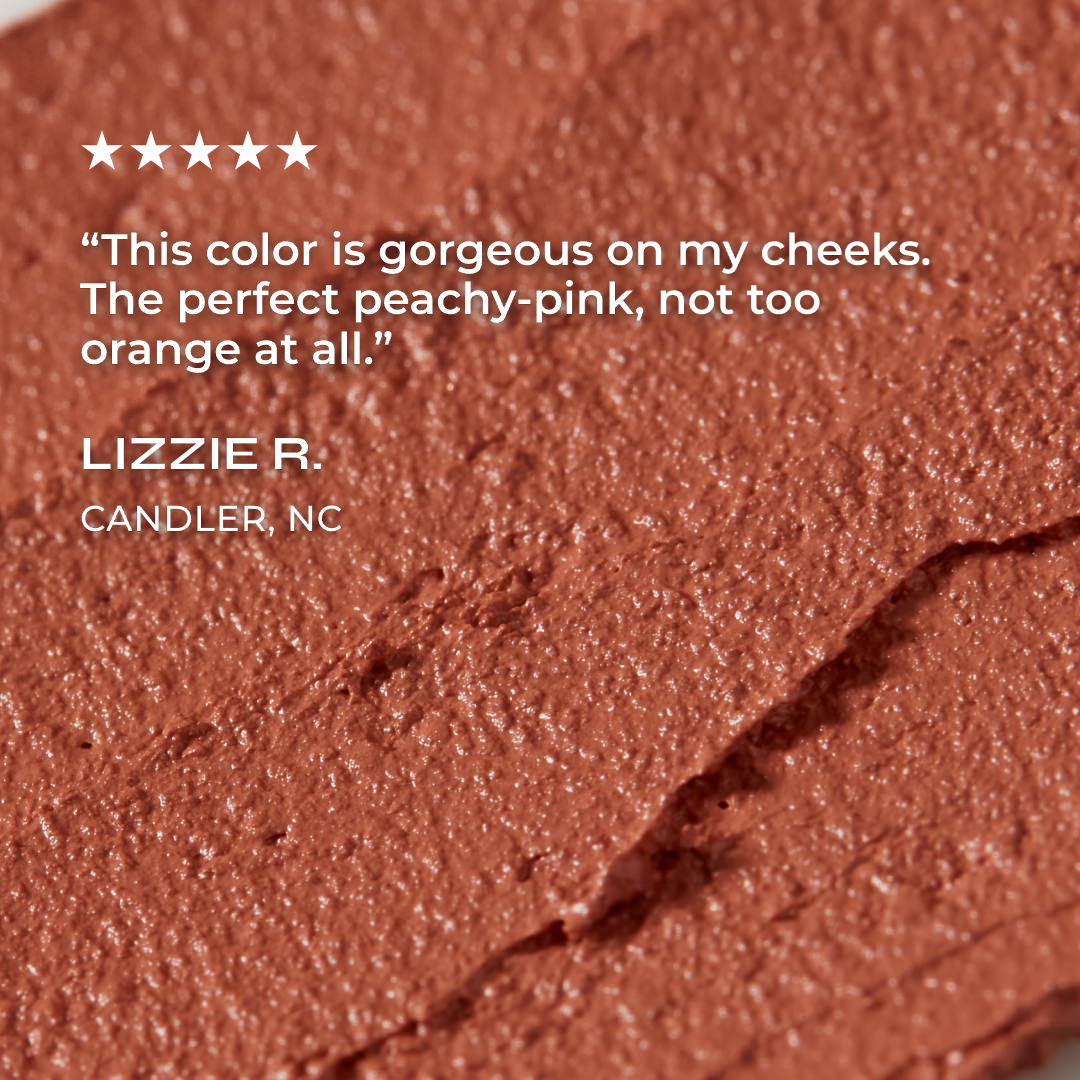 axiology multi-use vegan balmie lipstick - CLEMENTINE - Barely there orange with a shimmery finish