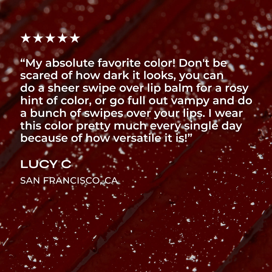 ELUSIVE - Bold burgundy with a rich brown undertone