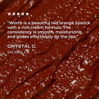 Thumbnail for WORTH - Flaming red-orange with a surprising pink twist