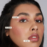 Thumbnail for axiology multi-use vegan balmie lipstick - NUDE PLUM - Soft, muted rose with a hint of plum