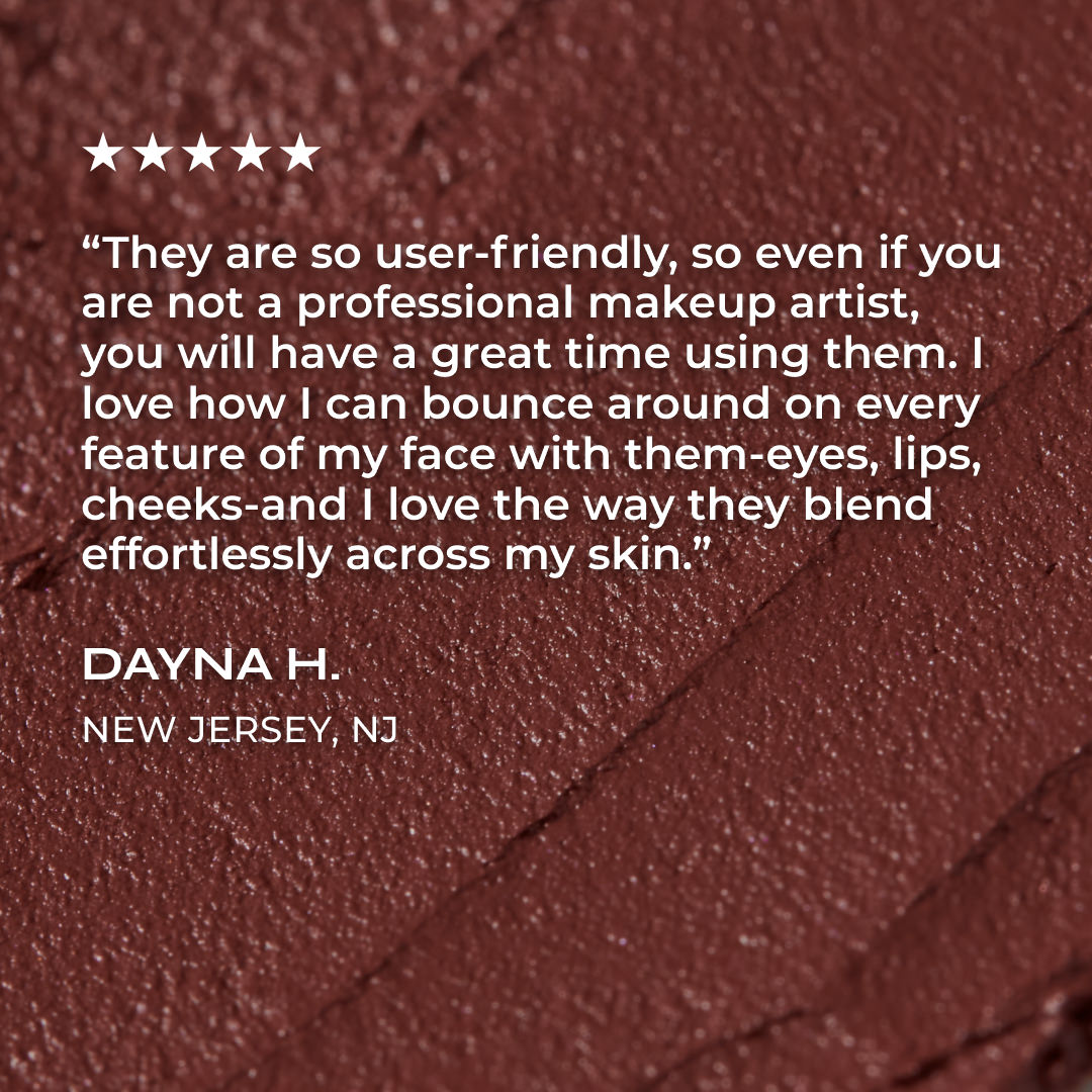 OF THE EARTH: Caramel, Nude Plum, Cherry - Desert spice and warm, earthy blush tones