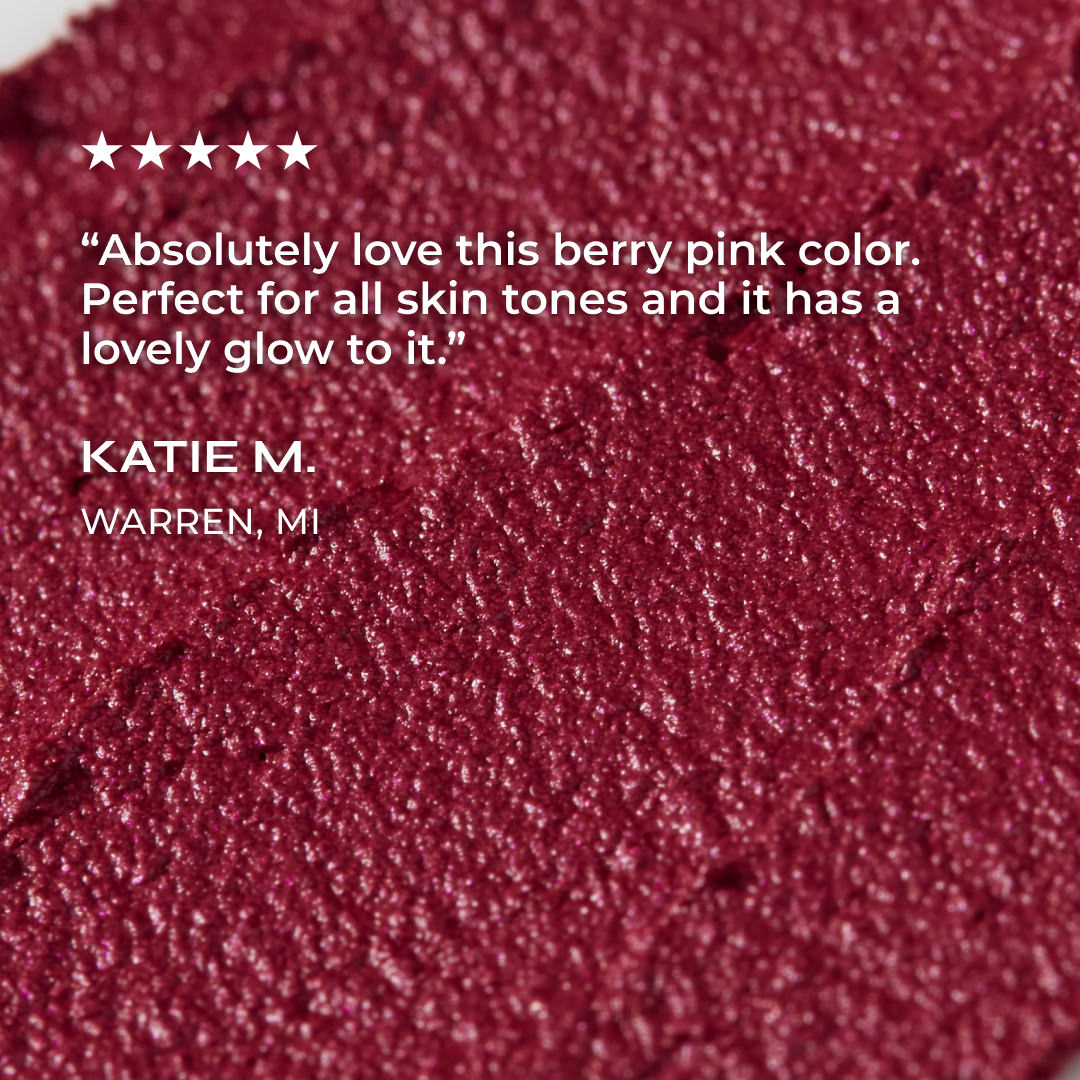 axiology multi-use vegan balmie lipstick - RASPBERRY - The perfect berry fuschia rouge