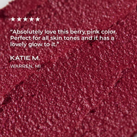 Thumbnail for axiology multi-use vegan balmie lipstick - RASPBERRY - The perfect berry fuschia rouge