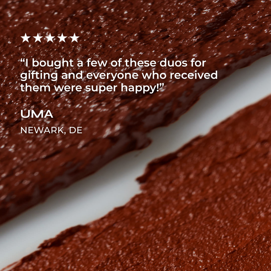 STRAWBERRY + CHERRY - For a very berry earthy vibe