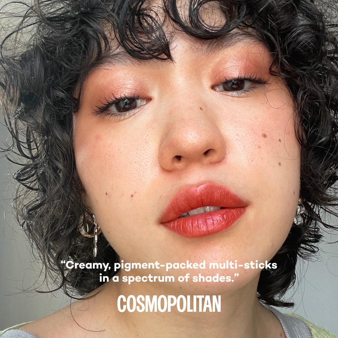 WORTH - Flaming red-orange with a surprising pink twist