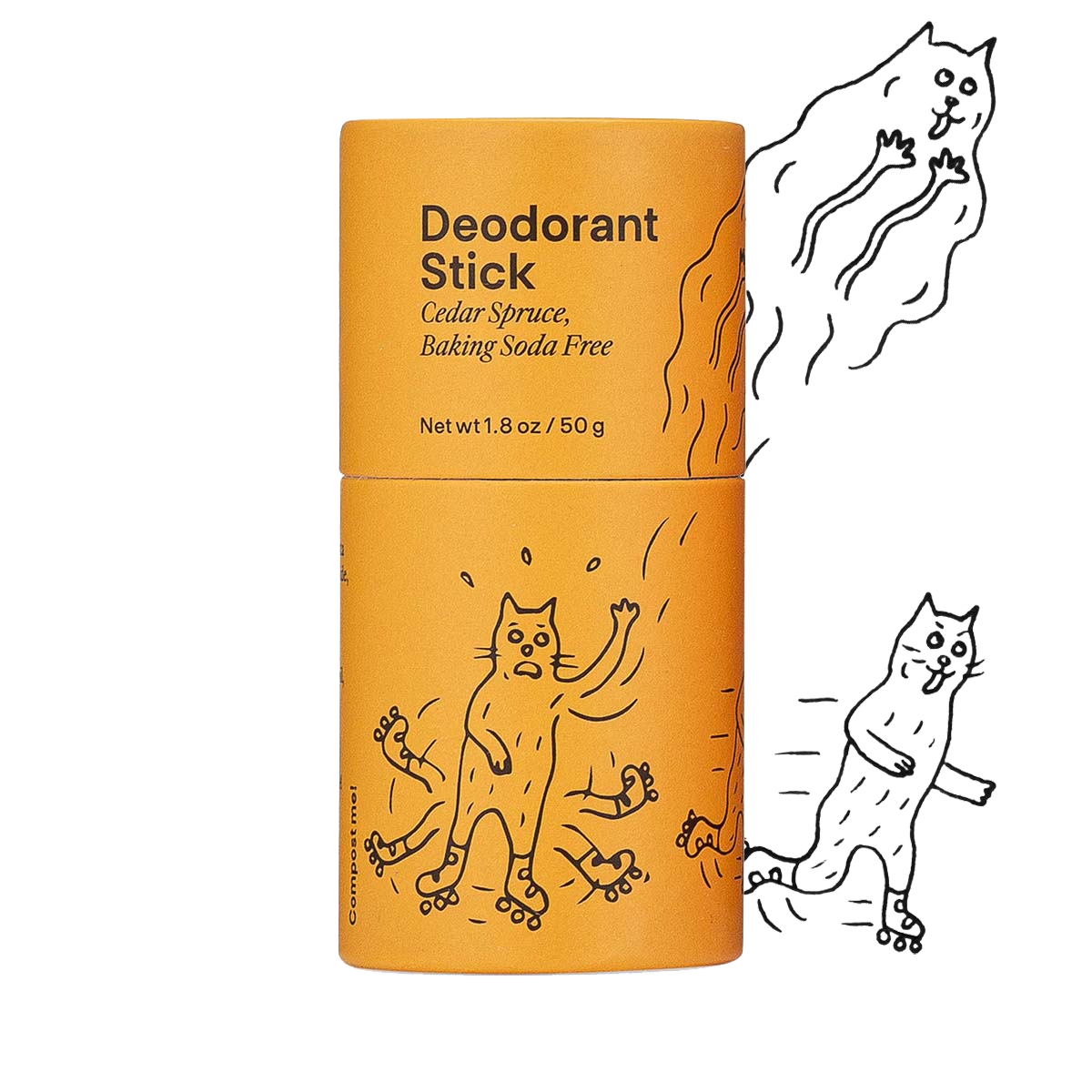 Deodorant Stick - Cedar (Baking Soda Free)