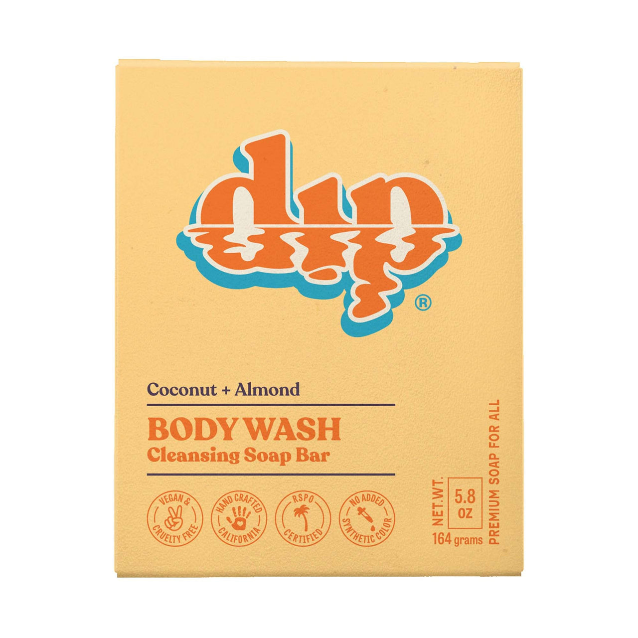 Body Wash Cleansing Soap Bar - Coconut & Almond