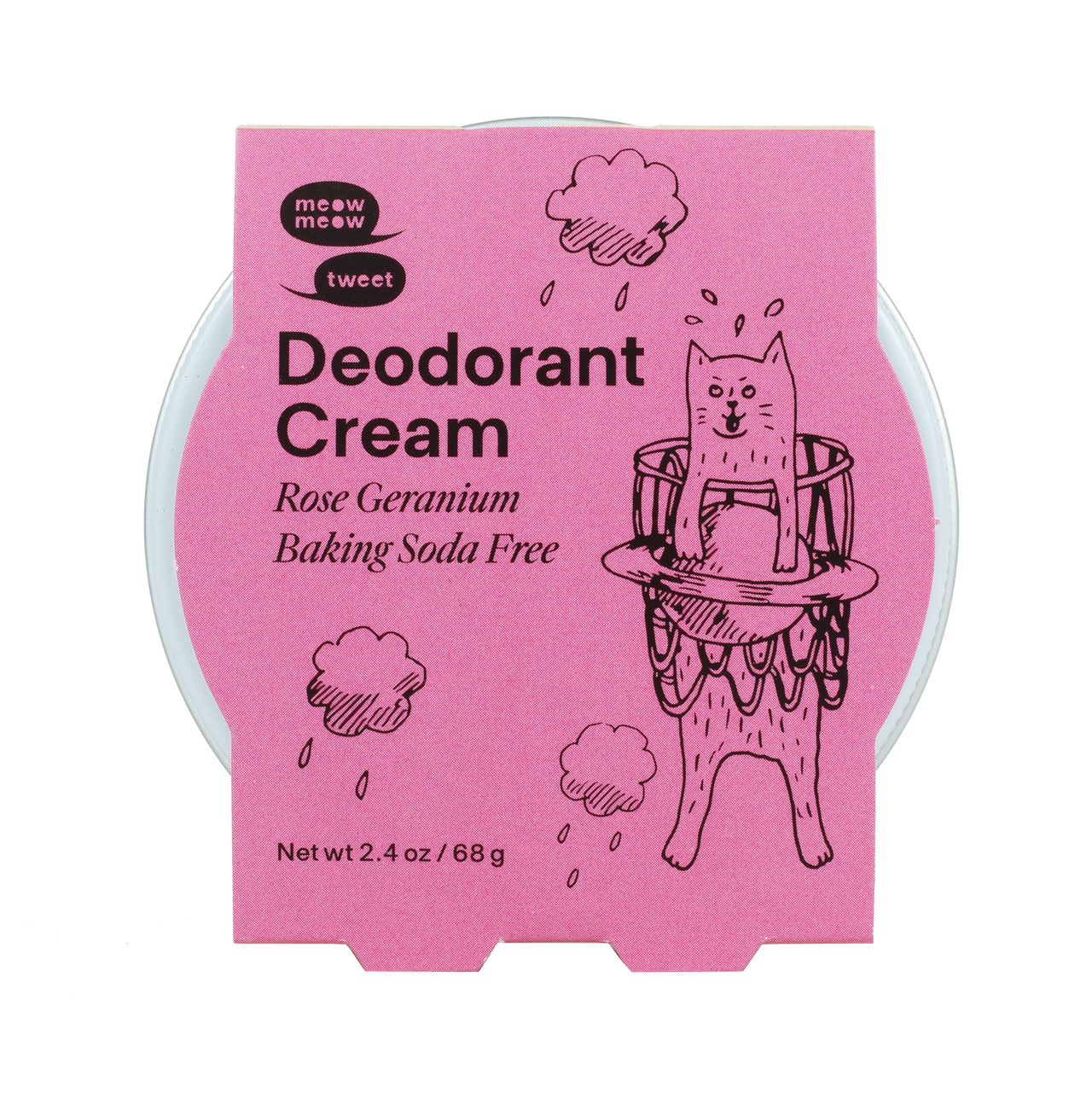 Deodorant Cream- Rose Geranium (Baking Soda Free)